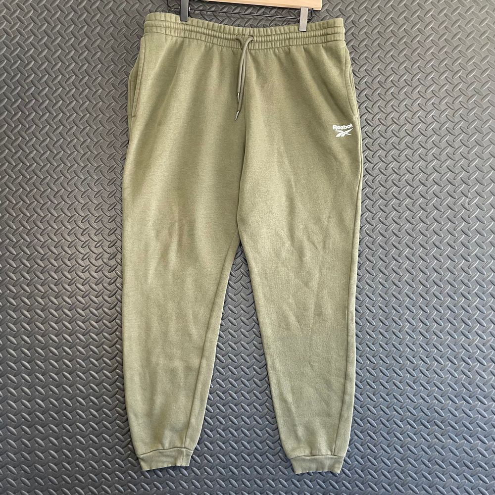 Reebok Olive Green Athletic Active Wear Comfort Sweatpants Joggers Men's Size L